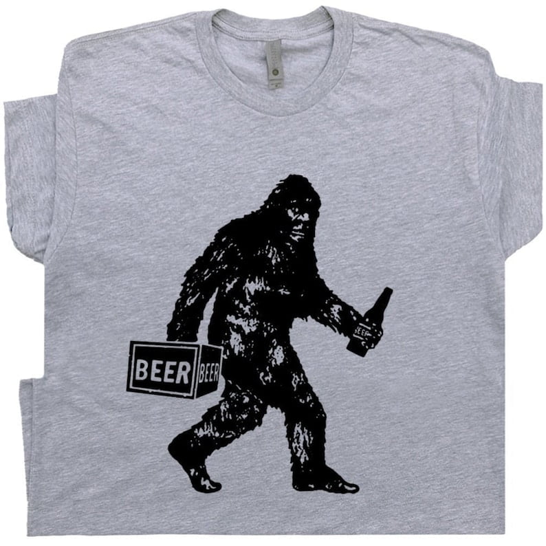 Bigfoot Bringing Beer T-shirt