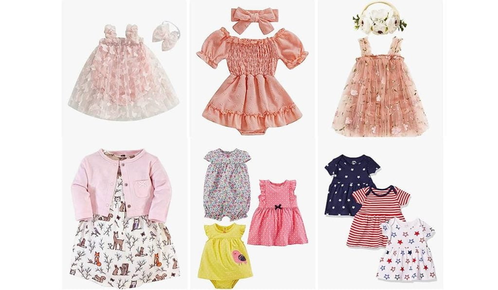 An Assortment of Baby Dresses