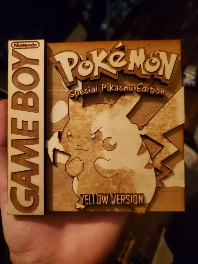 Pokemon Wooden Cartridge 