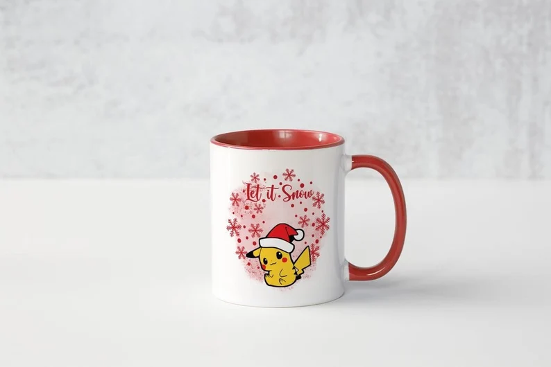 Pokemon Christmas mugs