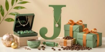 Collage of joyful gifts starting with the letter J