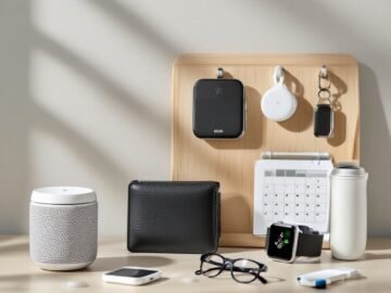 Collage of trackers, organizers and reminder gadgets